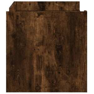 Soffbord rökfärgad ek 100x50x50 cm konstruerat trä