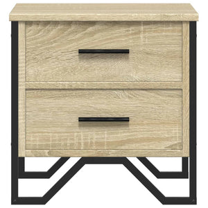 Sängbord sonoma-ek 40x41x40 cm konstruerat trä