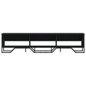 Tv-bänk svart 180x34x41 cm konstruerat trä