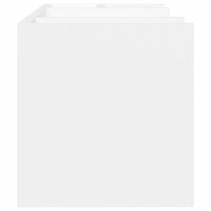 Skrivbordshyllor betonggrå 44,5x24x25 cm konstruerat trä