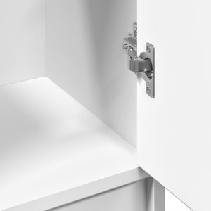 Tvättställsskåp vit 63x29x55 cm konstruerat trä