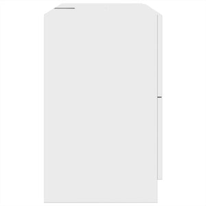 Tvättställsskåp vit 78x37x59 cm konstruerat trä