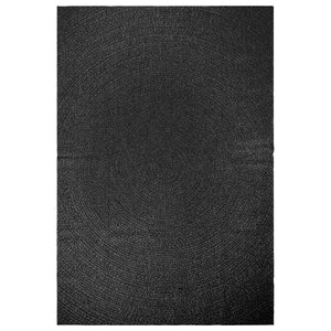 Matta ZIZUR antracit 200x290 cm jutelook inomhus och utomhus