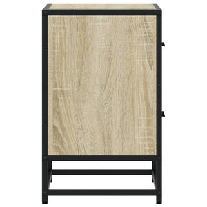 Sängbord sonoma-ek 40x31x50 cm konstruerat trä