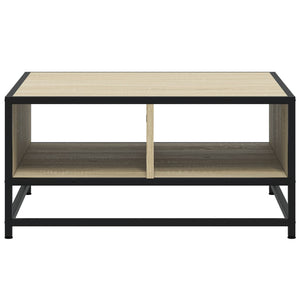 Soffbord sonoma-ek 60,5x60,5x30 cm konstruerat trä och metall