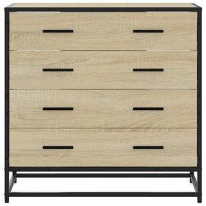 Byrå sonoma-ek 70x41x70 cm konstruerat trä