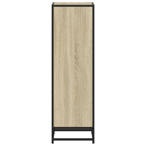 Bokhylla sonoma-ek 33,5x33x107,5 cm konstruerat trä