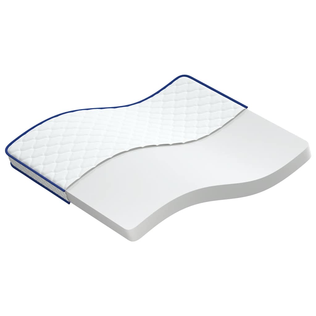 Memoryskummadrass vit 140x190x17 cm mjuk