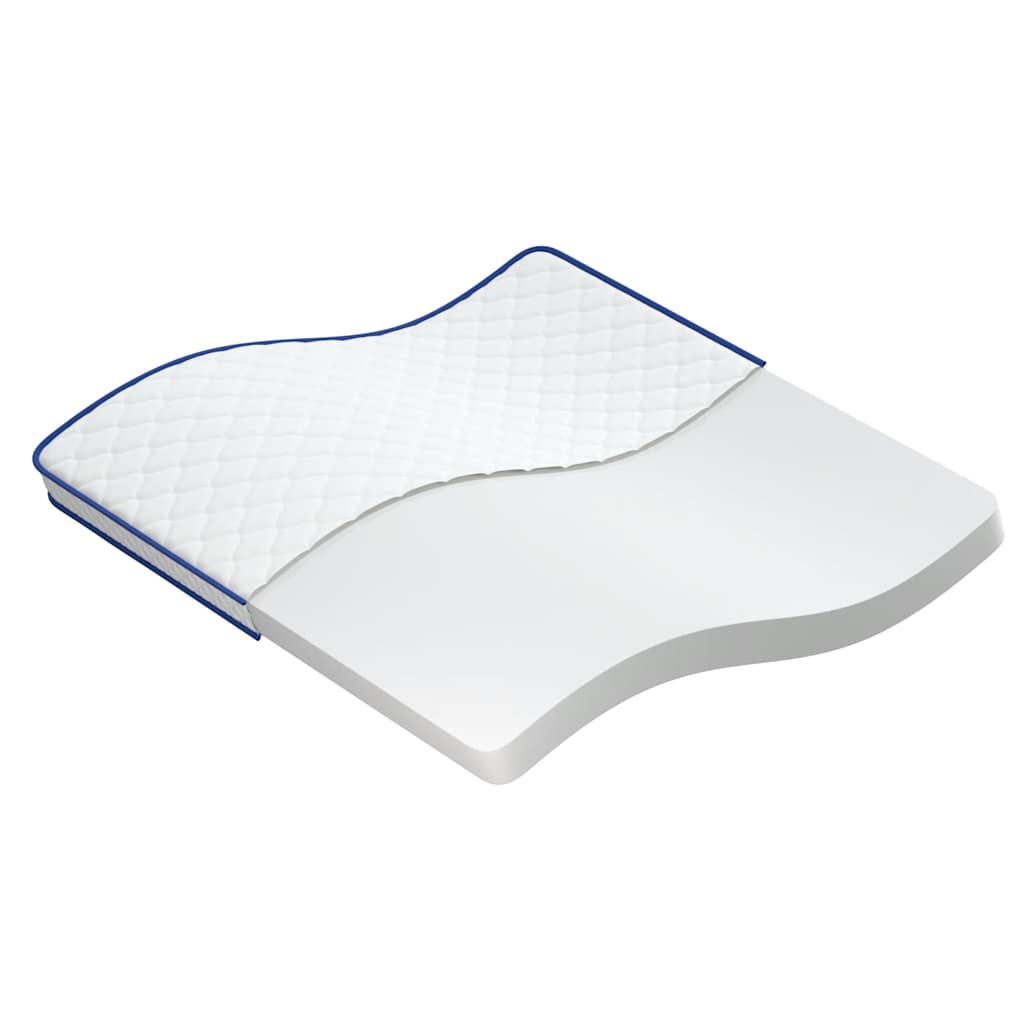 Memoryskummadrass vit 200x200x17 cm mjuk