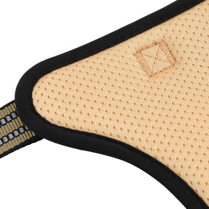 Hundsele med koppel & krage Justerbar kamouflage brun XL