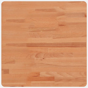 Väggmonterad handfatshylla stål och massiv bok