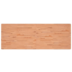 Väggmonterad handfatshylla stål och massiv bok