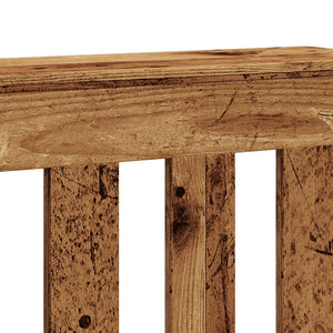 Elementskydd åldrat trä 104x20x82 cm konstruerat trä