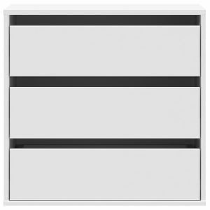 Byrå vit 60x41x58 cm konstruerat trä