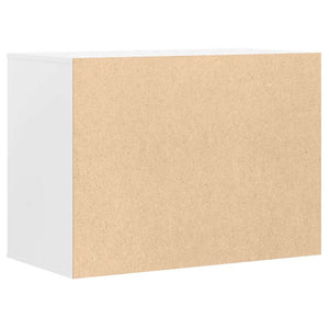 Byrå vit 80x41x58 cm konstruerat trä