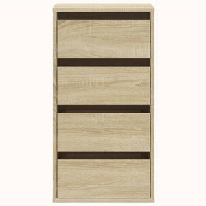 Byrå sonoma-ek 40x41x76 cm konstruerat trä