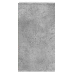 Byrå betonggrå 40x41x76 cm konstruerat trä