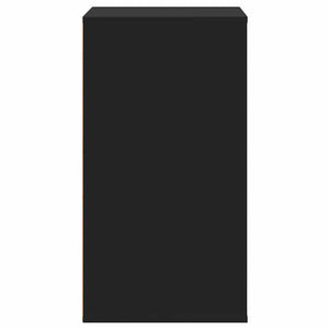 Byrå svart 60x41x76 cm konstruerat trä