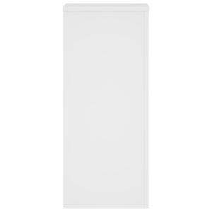 Växtställ 2 st vit 30x30x70 cm konstruerat trä