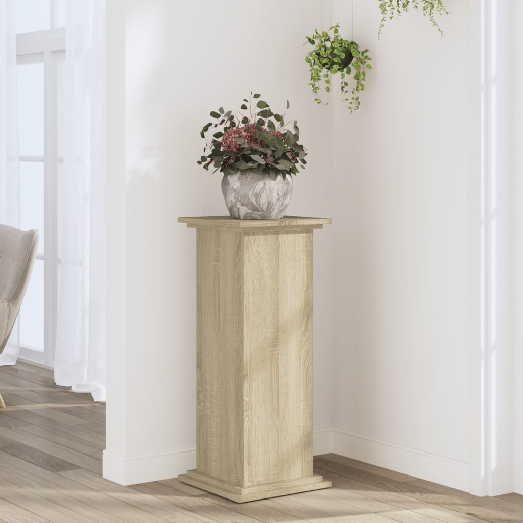 Växtställ Sonoma-ek 33 x 33 x 80 cm Konstruerat trä