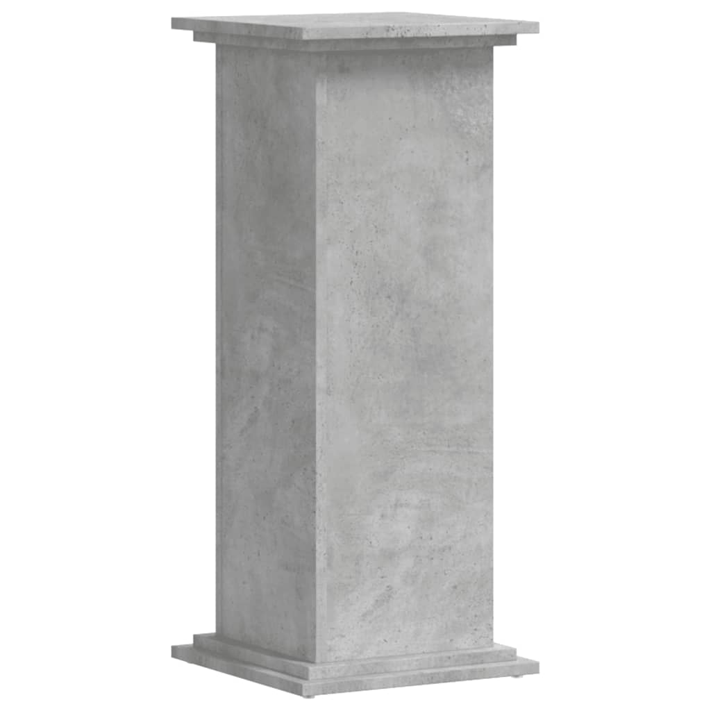 Växtställ Betonggrå 33 x 33 x 80 cm Konstruerat trä