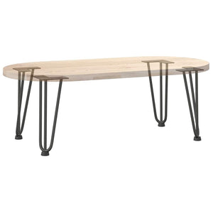 Hårnålsben för soffbord 4 st antracit 30 cm massivt stål