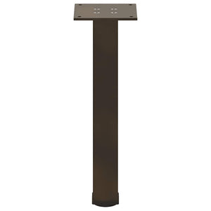 Soffbordsben 4 st naturstål 42-44 cm stål