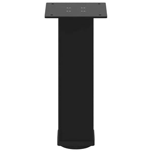 Soffbordsben 4 st svarta 30-32 cm stål