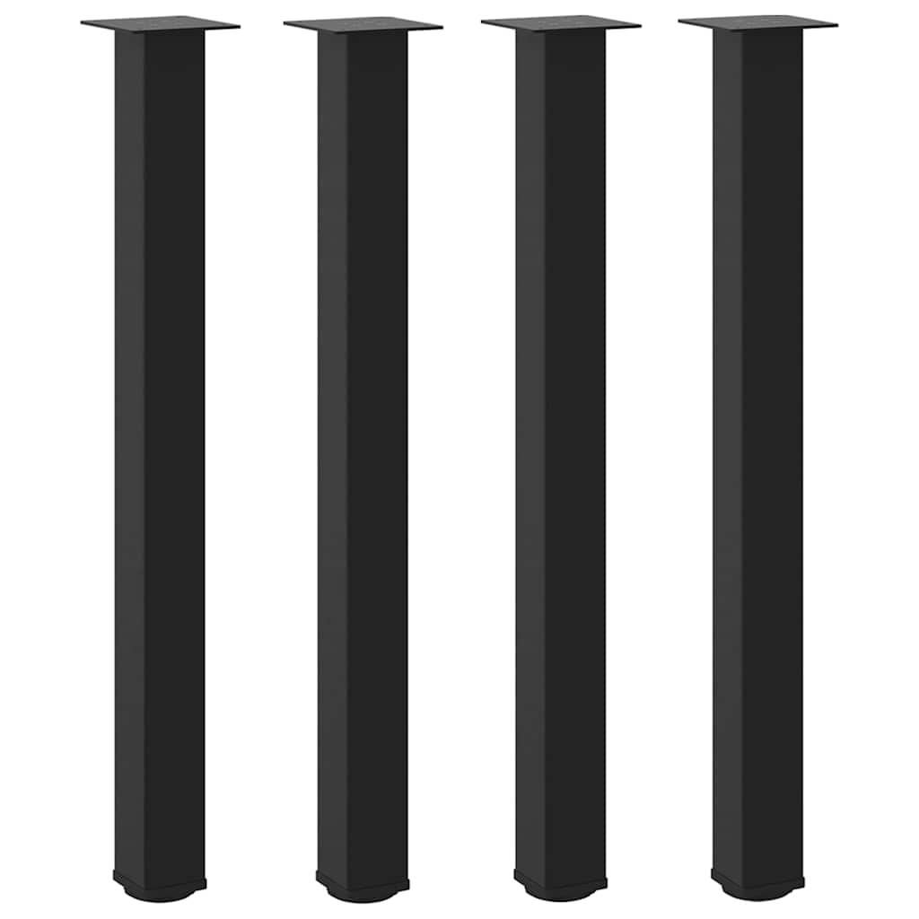 Barbordsben 4 st svarta 90-92 cm stål