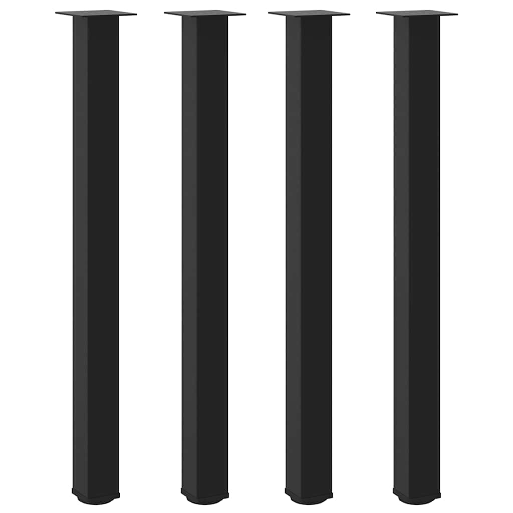Barbordsben 4 st svarta 110-112 cm stål
