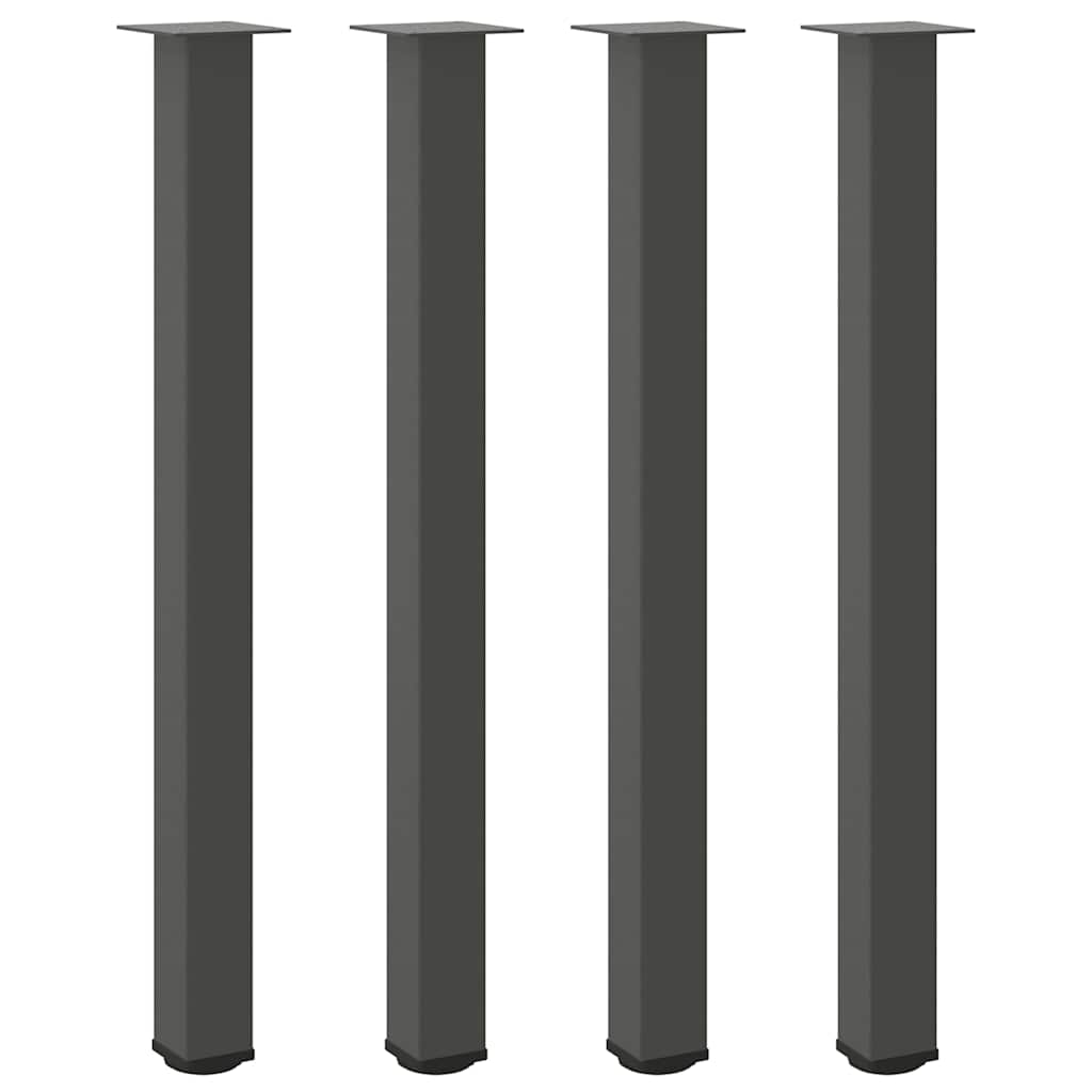 Barbordsben 4 st antracit 110-112 cm stål