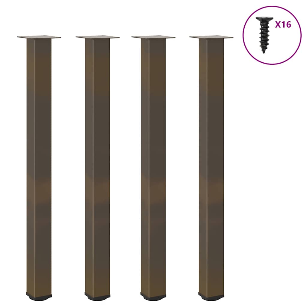 Barbordsben 4 st naturstål 110-112 cm stål