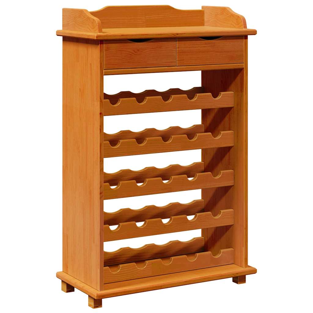 Vinställ Brun 58 x 28 x 90 cm Massiv furu