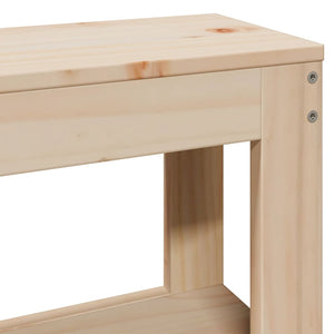 Sängram med huvudgavel 160x200 cm massiv furu