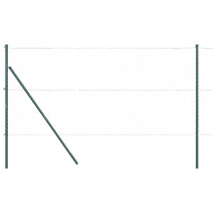 Stängselstolpe 52 pcs Grön 3,2 x 3,2 x 170 cm