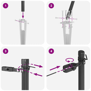 Stängselstolpe 52 pcs Grå 3,2 x 3,2 x 60 cm