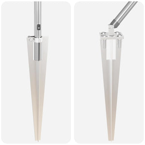 Stängselstolpe 26 pcs Grå 3,2 x 3,2 x 60 cm