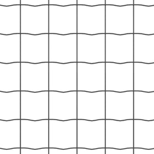 Stängsel med stolpe Grå 1,2 x 10 m Stål och PVC