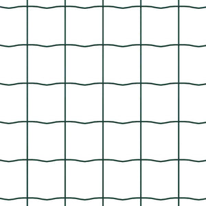 Stängsel med stolpe Grön 0,8 x 25 m Stål och PVC