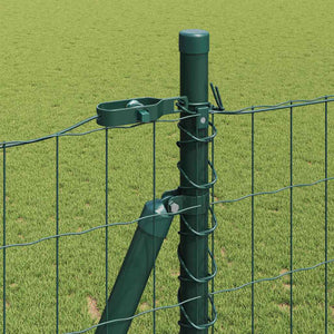 Stängsel med stolpe Grön 1,4 x 10 m Stål och PVC