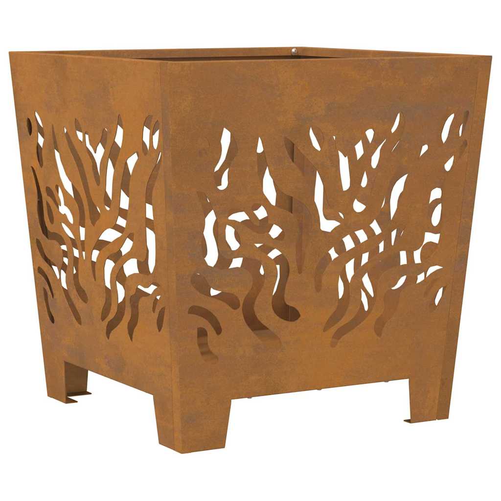 Eldstad Brun 40 x 40 x 40 cm Stål