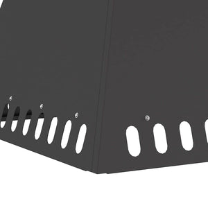 Eldstad Svart 60 x 60 x 50 cm Kallvalsat stål