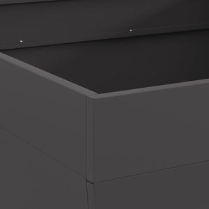 Eldstad Svart 80 x 80 x 43 cm Stål