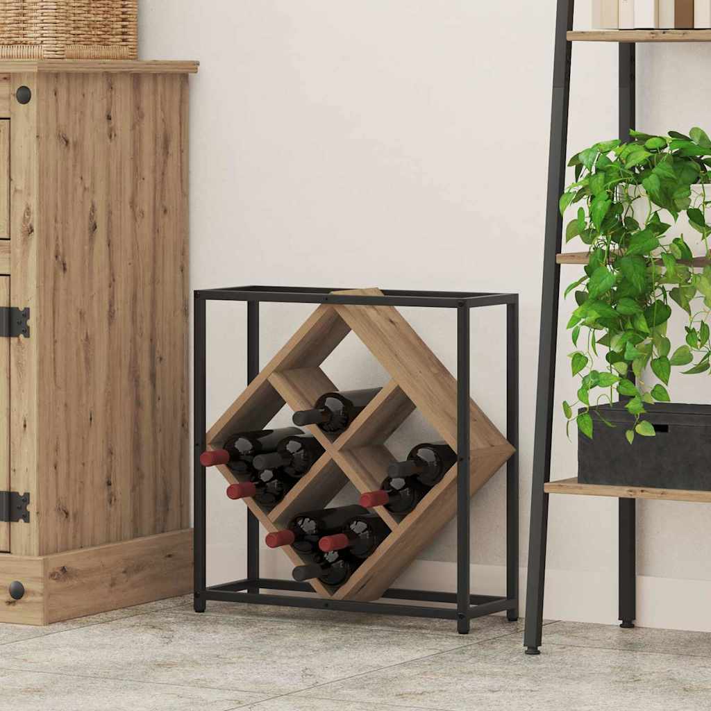 Vinställ 16 flaskor Konstruerat trä Artisan Ek