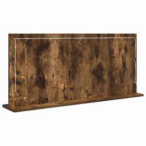 Smink Spegel Rökt ek 100 x 45 x 18 cm Glas och konstruerat trä