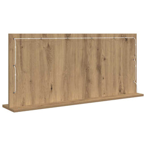 Smink Spegel med LED -remsljus Artisan Ek 100 x 45 x 18 cm