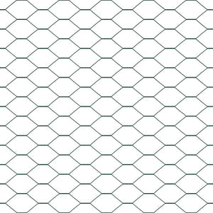 Stängselstolpe Grön 50 x 0,8 m (25 mm nät) Stål och PVC