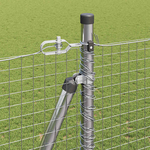 Stängselstolpe Silver 50 x 1,4 m (25 x 25 mm nät) Stål