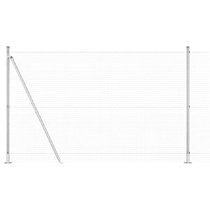 Stängselstolpe Silver 50 x 1,4 m (25 x 25 mm nät) Stål