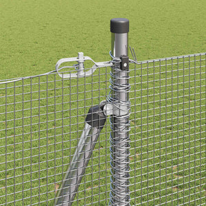 Stängselstolpe Silver 50 x 1,5 m (12 x 12 mm nät) Stål